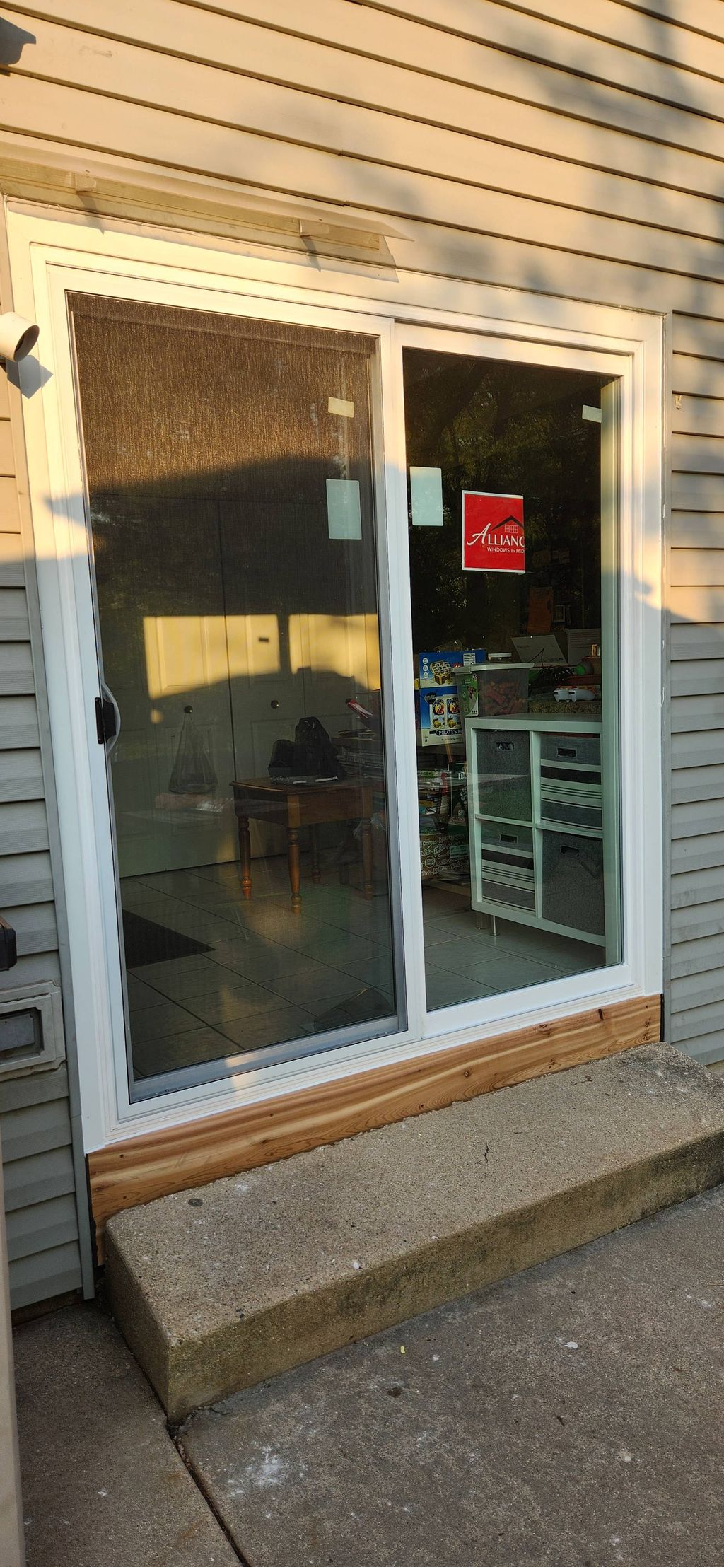 new replaced door