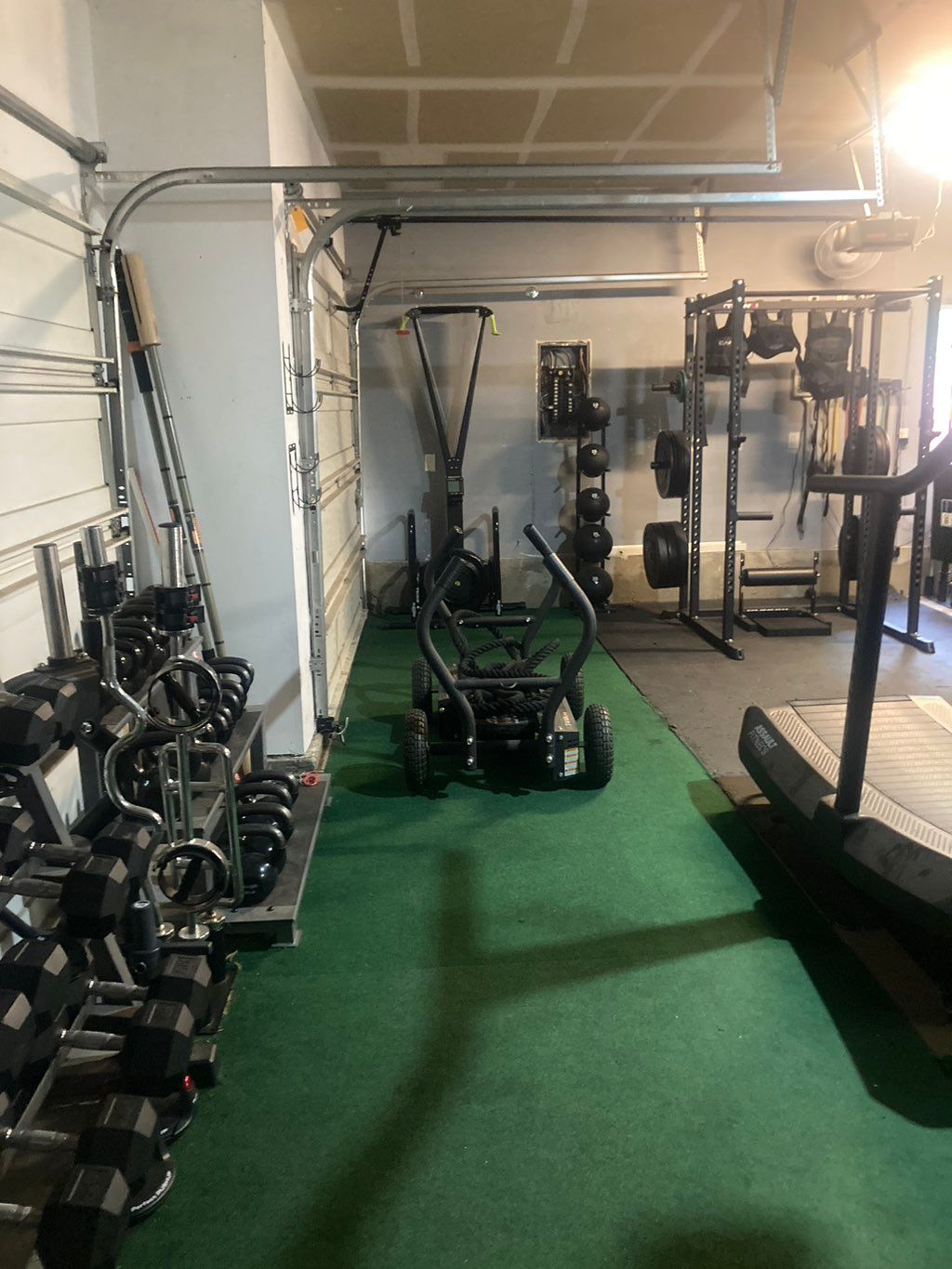 The turf!!! For HIIT and cardio based training!! 