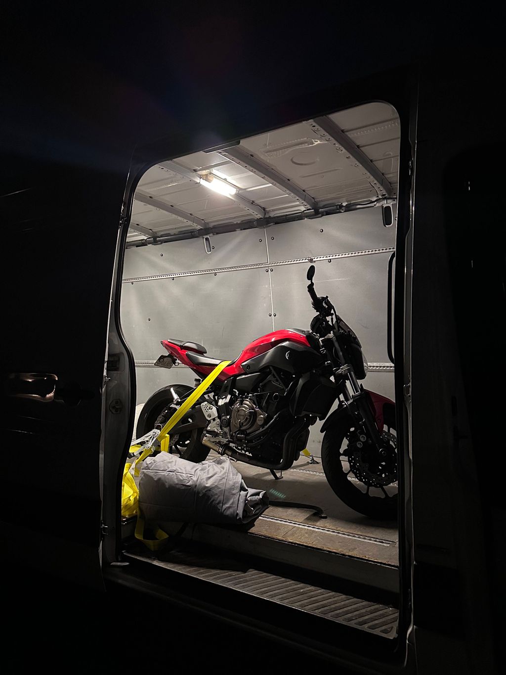 This motorcycle was picked up from Richmond CA and