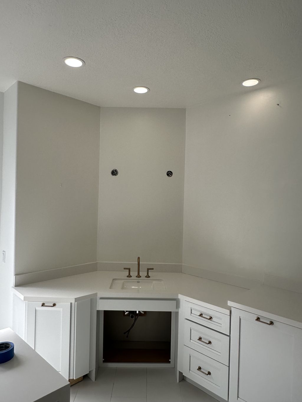 Master Bathroom Ceiling & Wall Repair / After