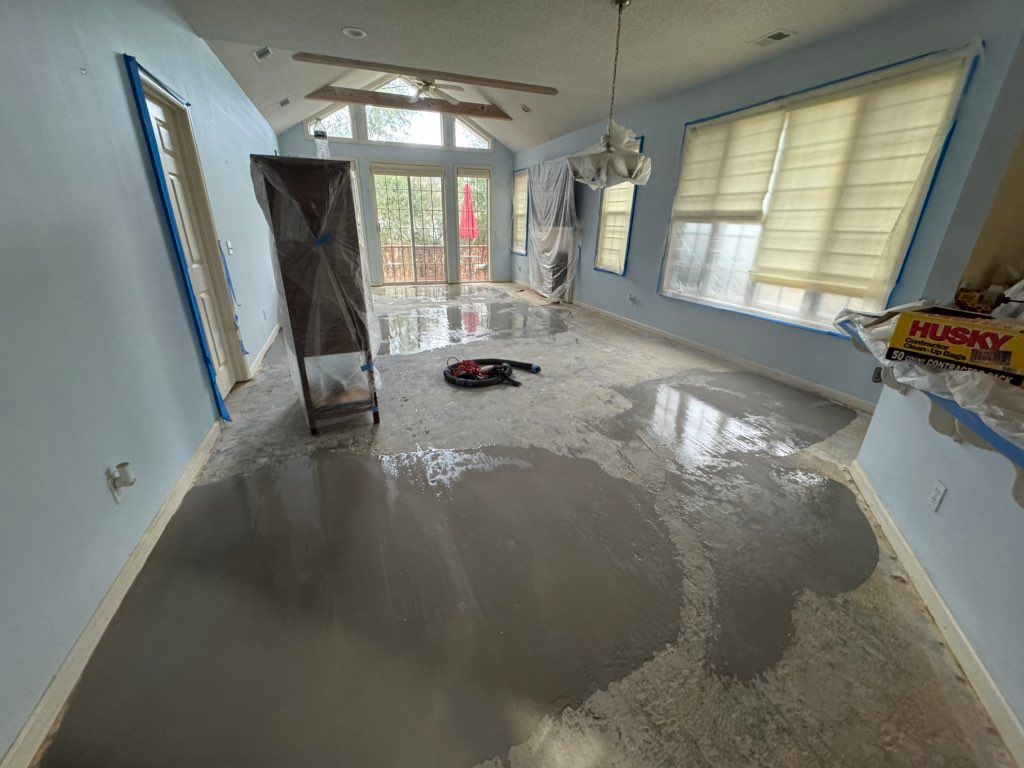 Leveling for laminate flooring 