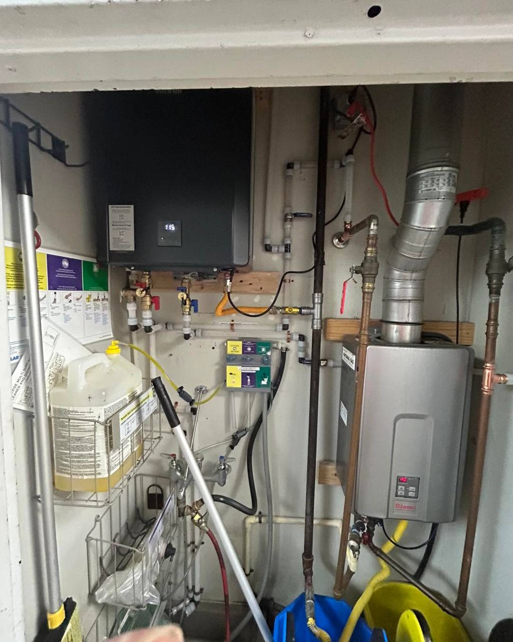 Commercial Tankless water heater installation