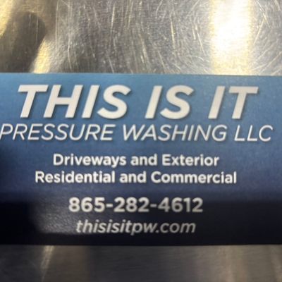Avatar for This is it pressure washer LLC