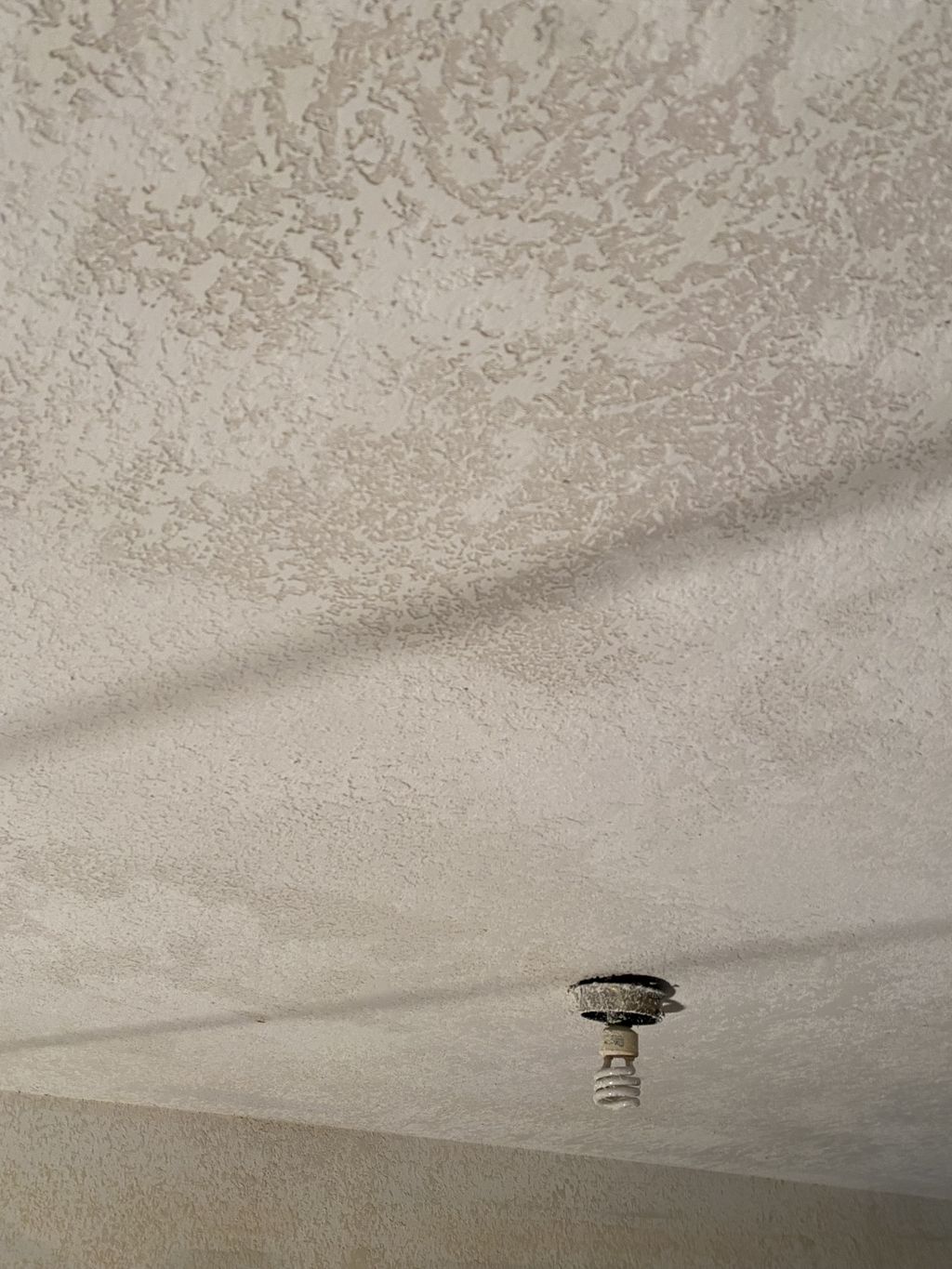 sheetrock and texture knock down finish