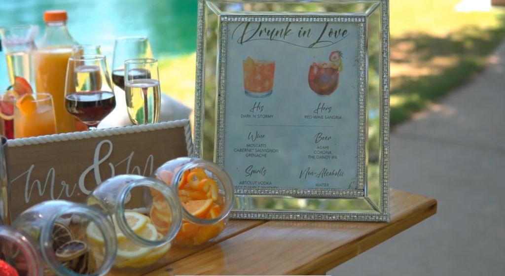 signature drink menu! Let us design one for you!