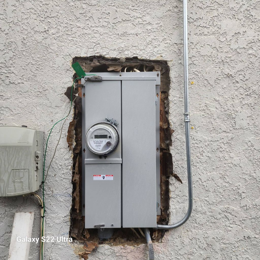 4 of 6 upgrade panel installed 200 amp 