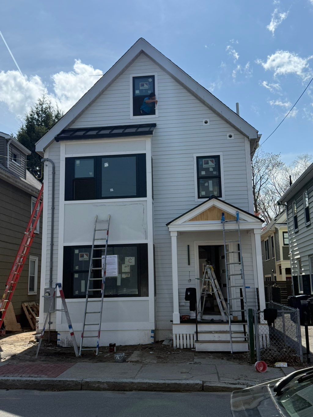We paint new construction’s interior and exterior 