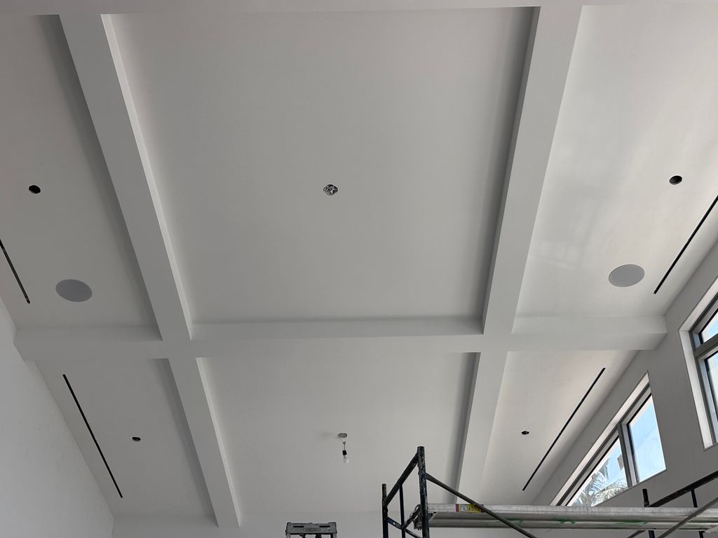 Trimmed out these speakers on a new home