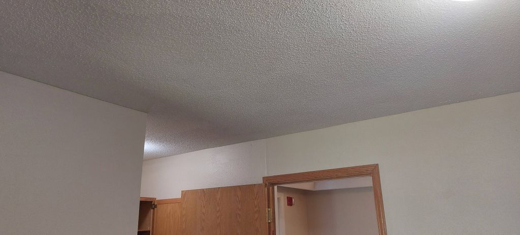 water damage due to broken pipe
