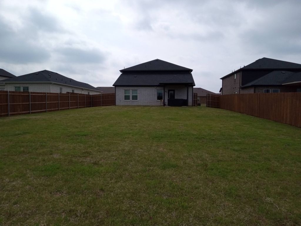 After Lawn Mow Backyard 