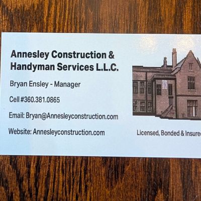 Avatar for Annesley Construction & Handyman Services L.L.C