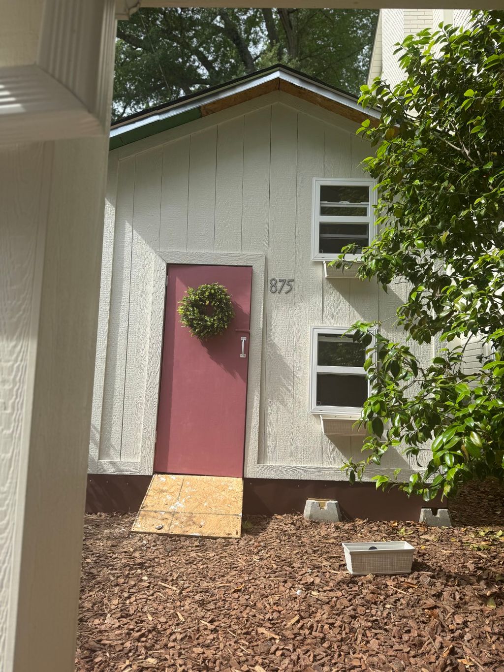This was such a fun project! A playhouse with a lo
