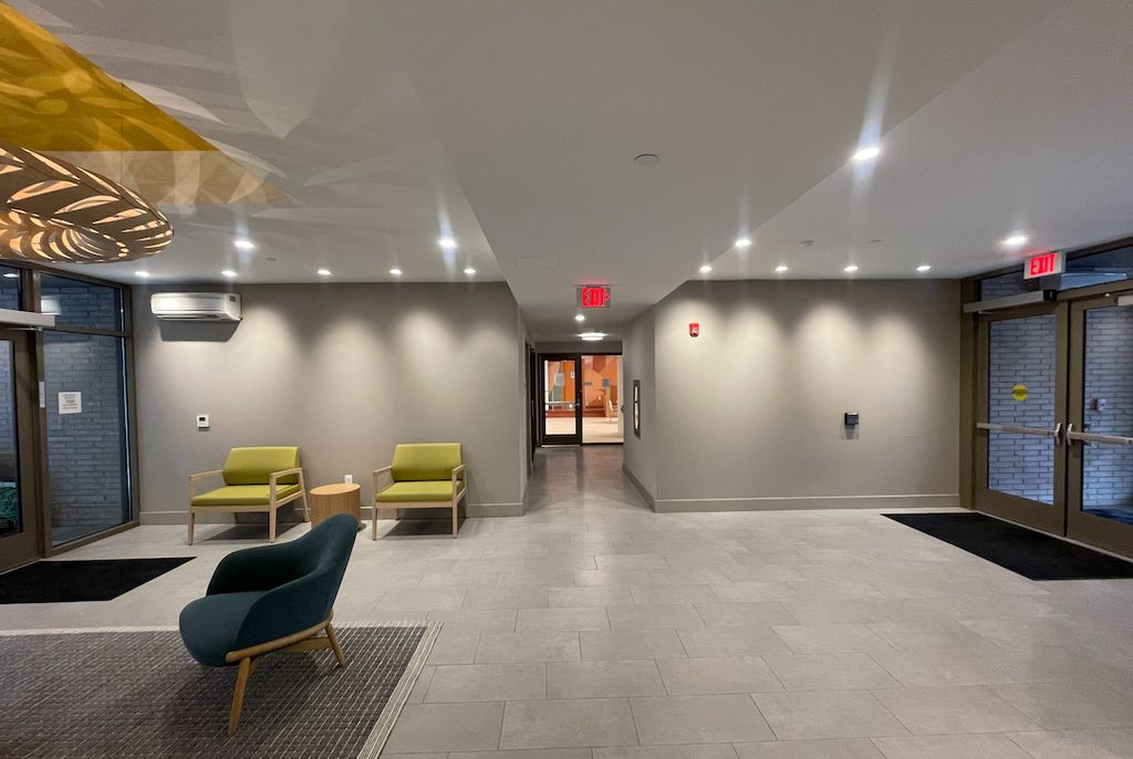 Condominium Lobby, Warm grey