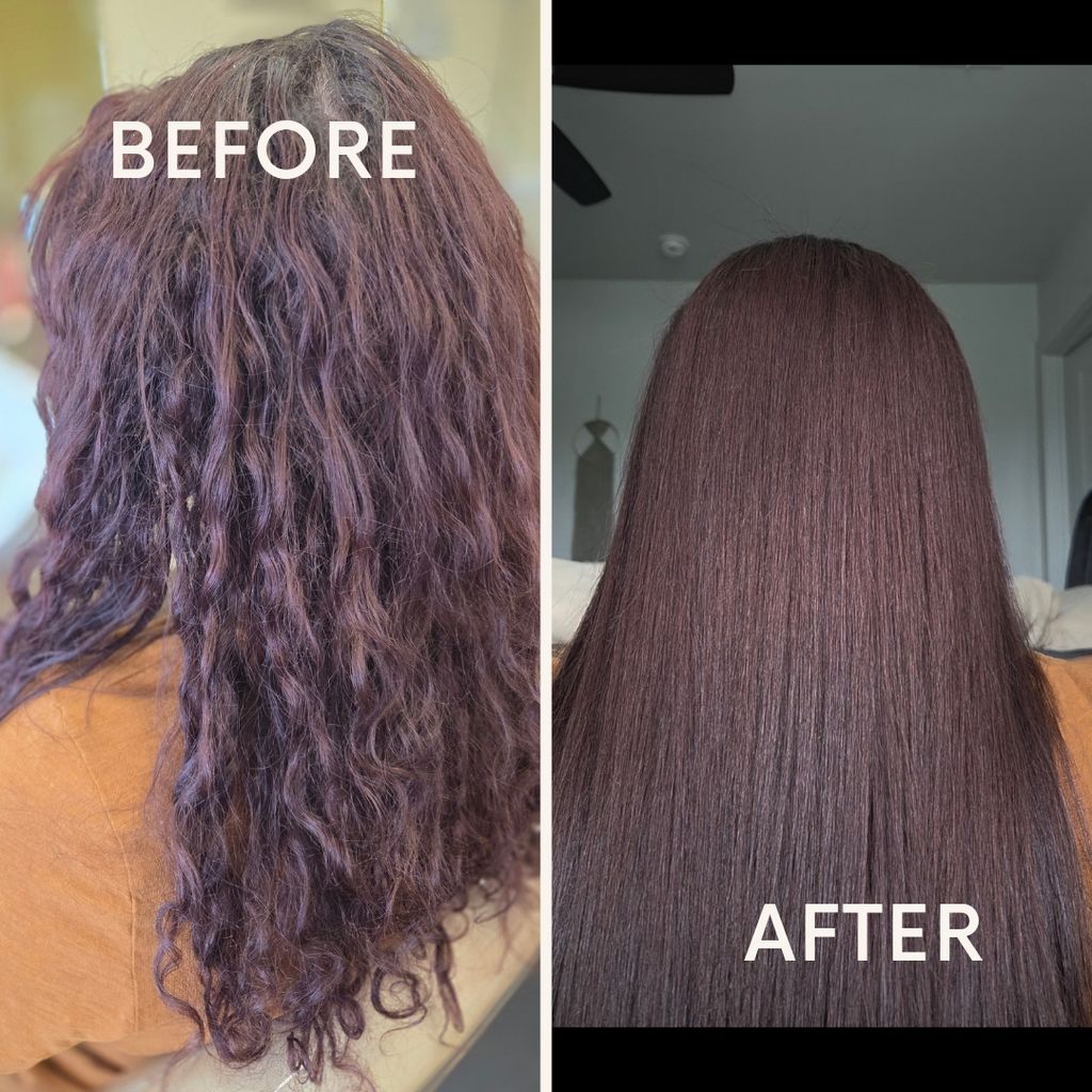 keratin treatment and deep conditioner 