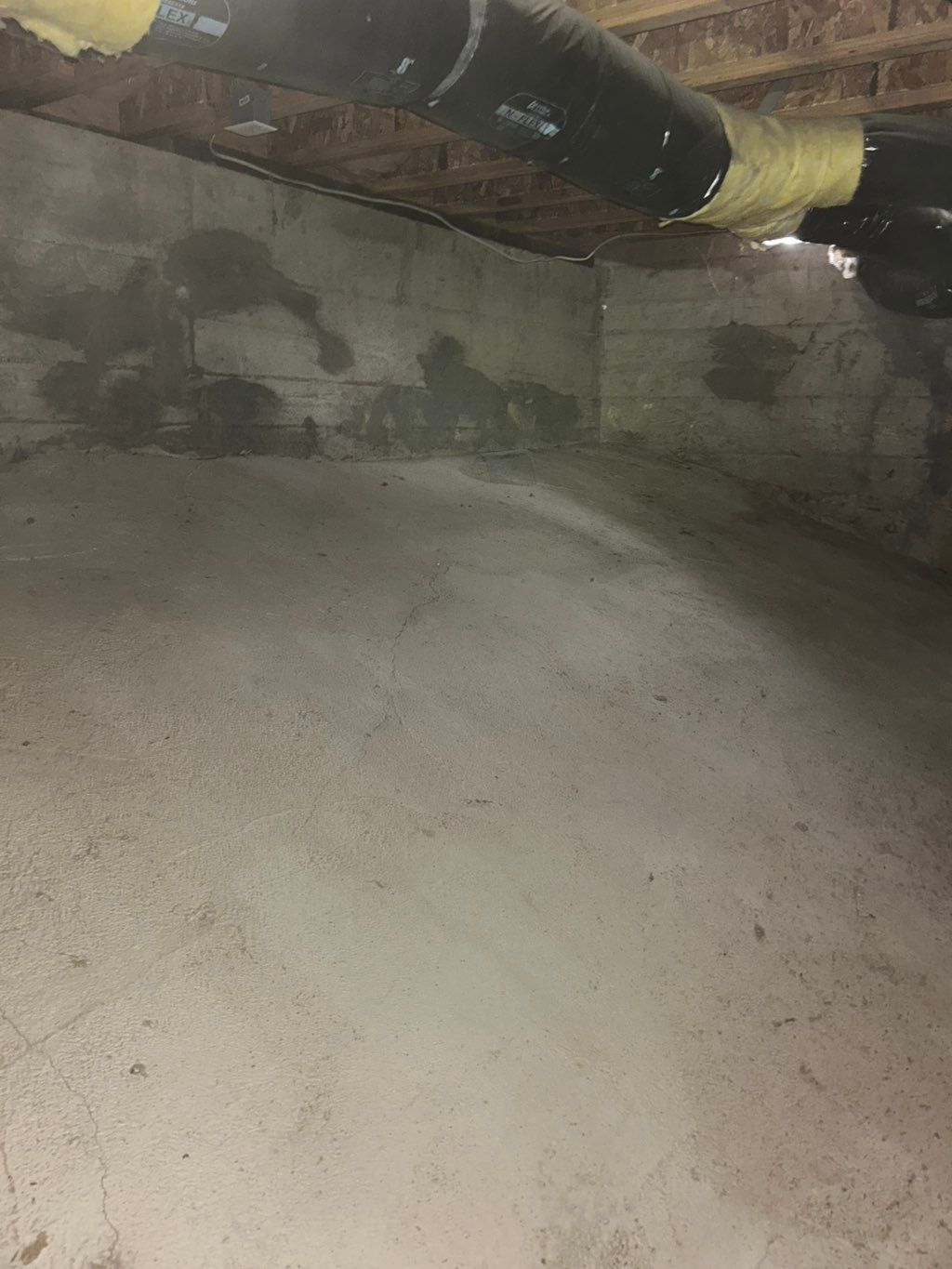 Cleaning and crawl space