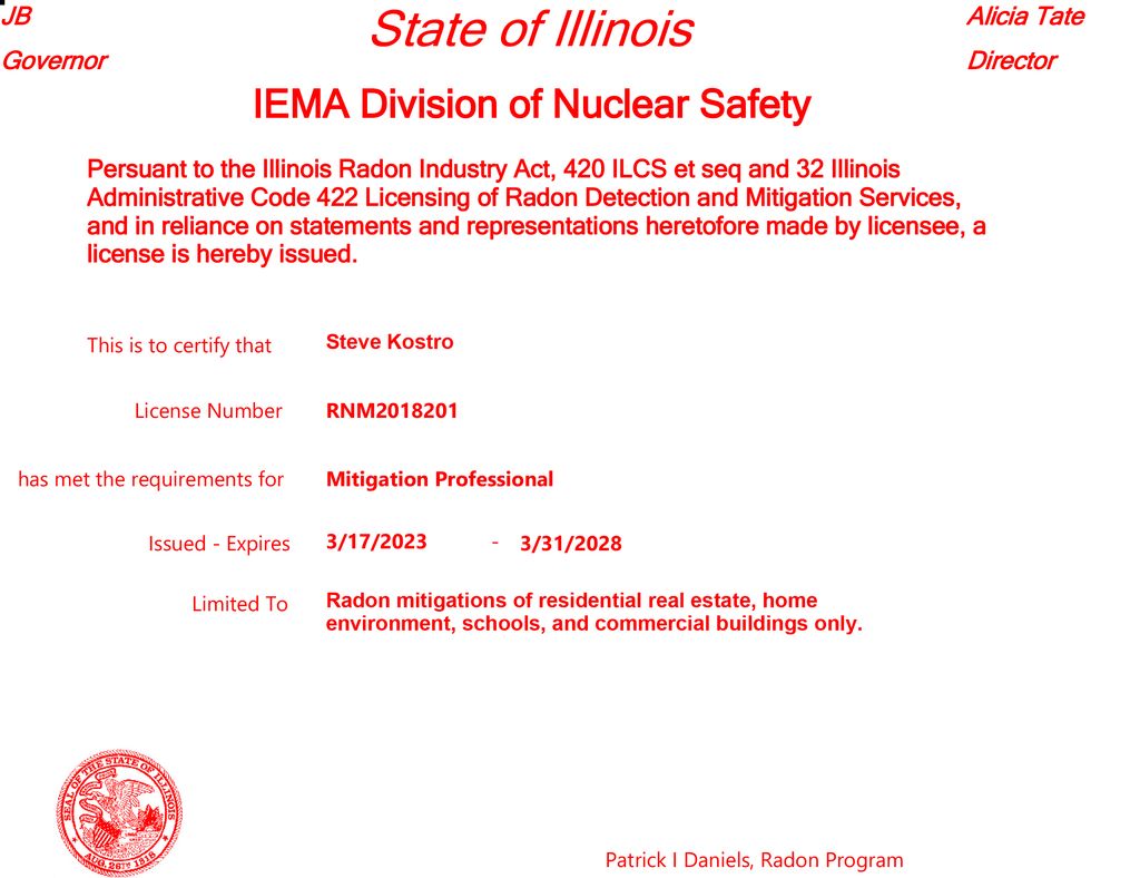 IEMA State License