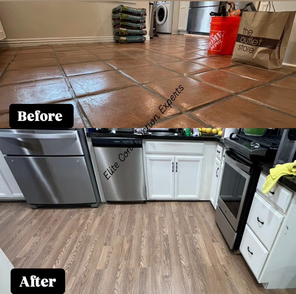 Subfloor preparation and laminate installation