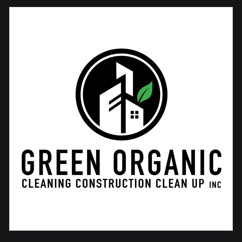Green organic cleaning clean up in