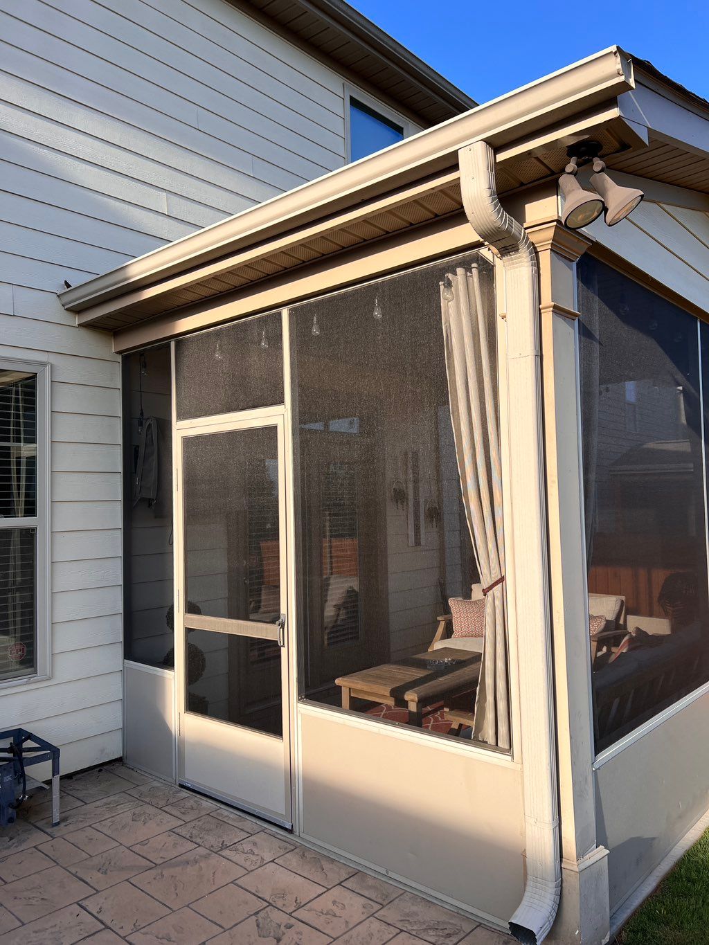 Replace porch screen