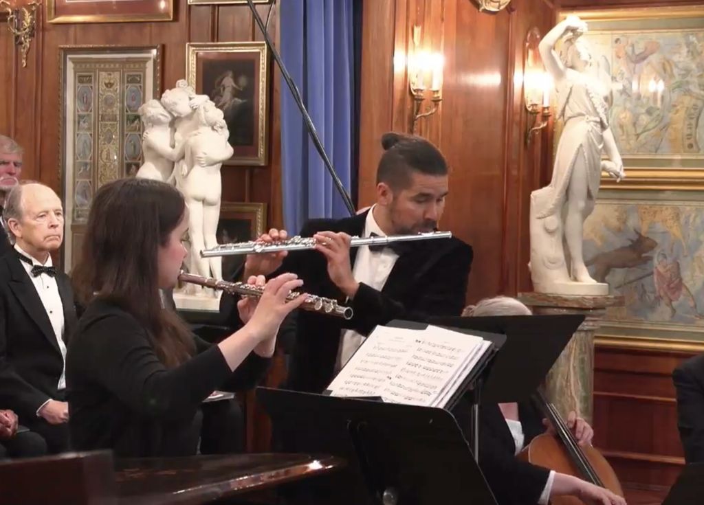Performing a Vivaldi Concerto at a concert with Ap