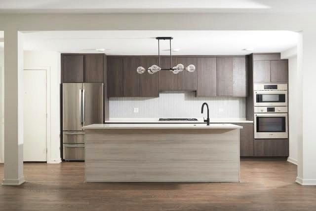 Kitchen - cabinets, counter tops, island and appli