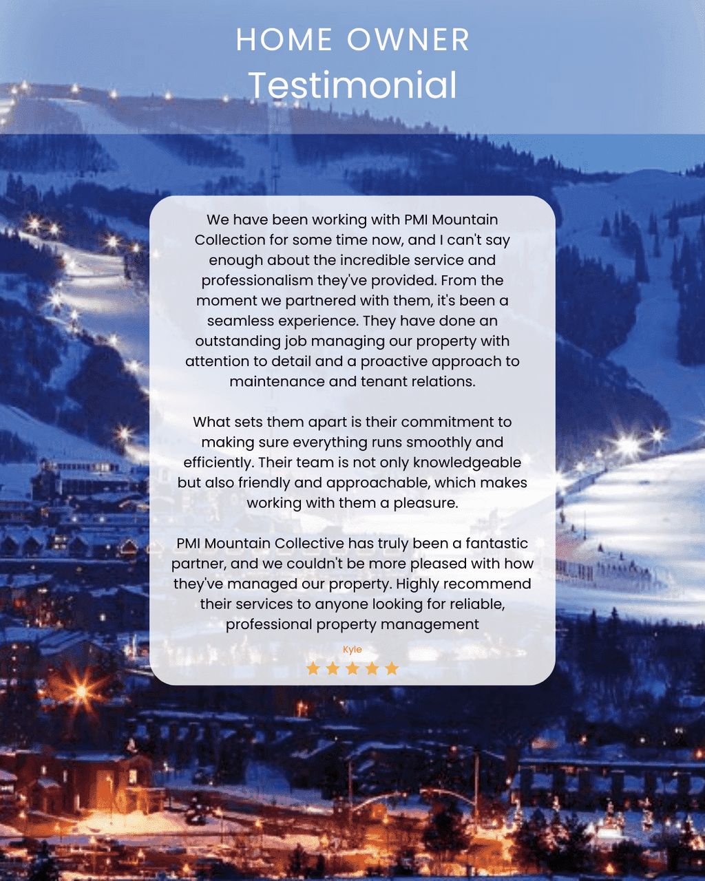 See what our homeowners think of PMI Mountain Coll