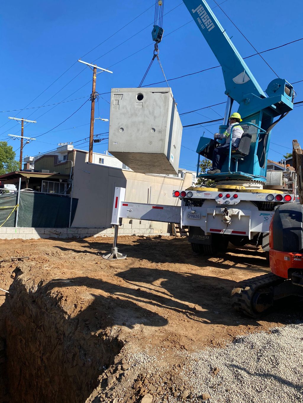 grease trap interceptor for a restaurant
