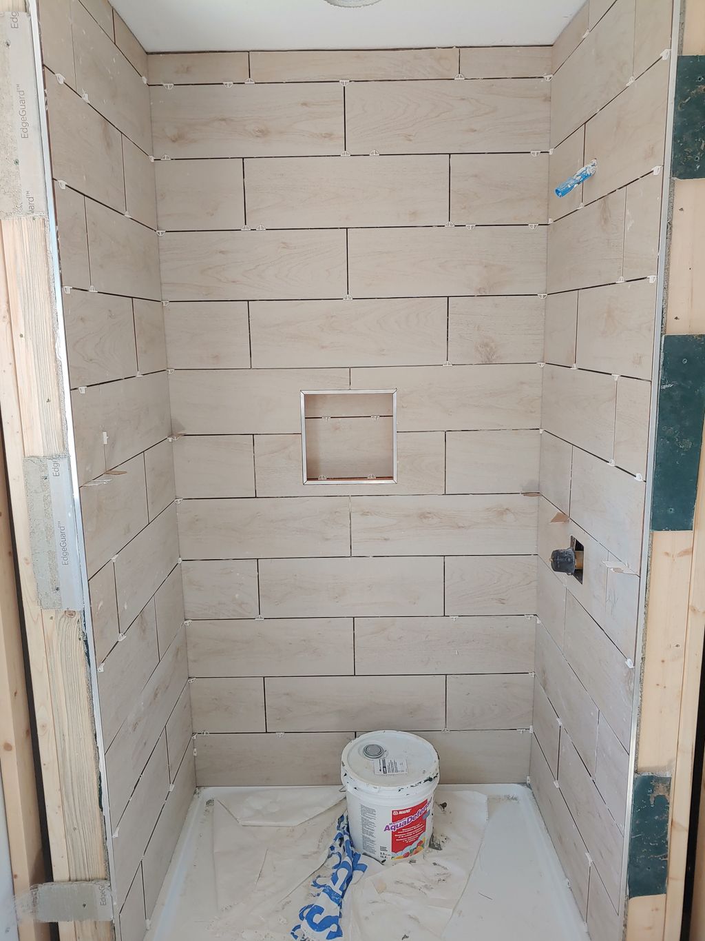 New tile shower, 4000.00, 3 days. 