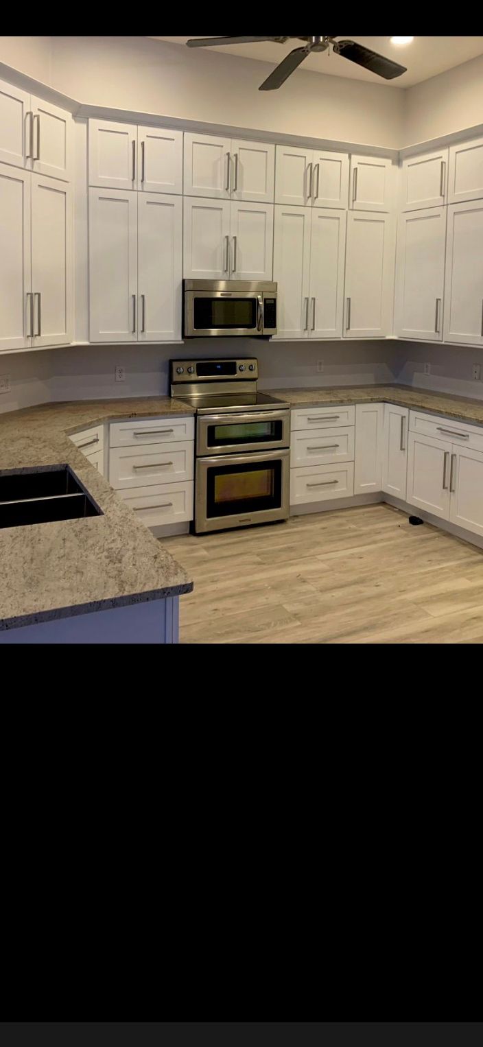 New kitchen cabinet job, 18,000.00, 6 days. 