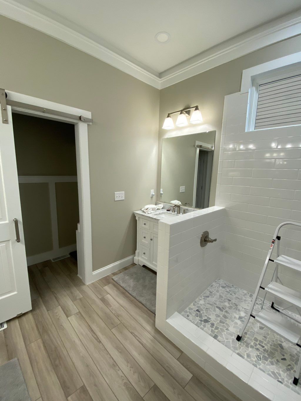 Bathroom renovation.
