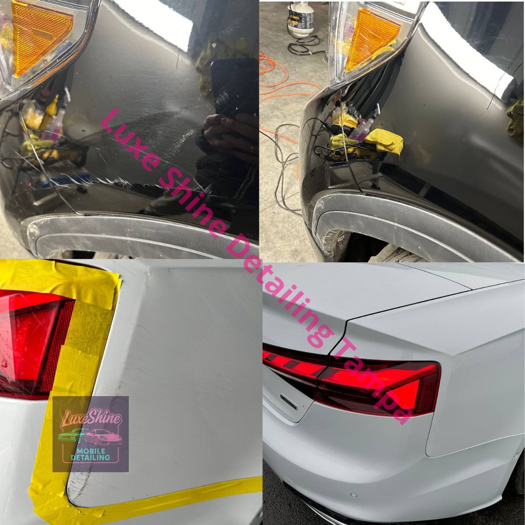 From scratched to spotless — bumper restored and l
