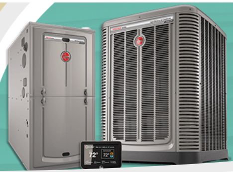 New Rheem Furnace and High Efficiency AC 