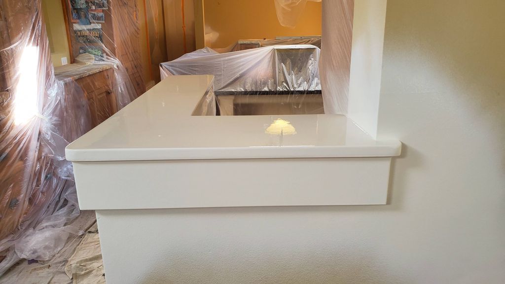 millwork 2nd coat. Quality Worksmanship. 