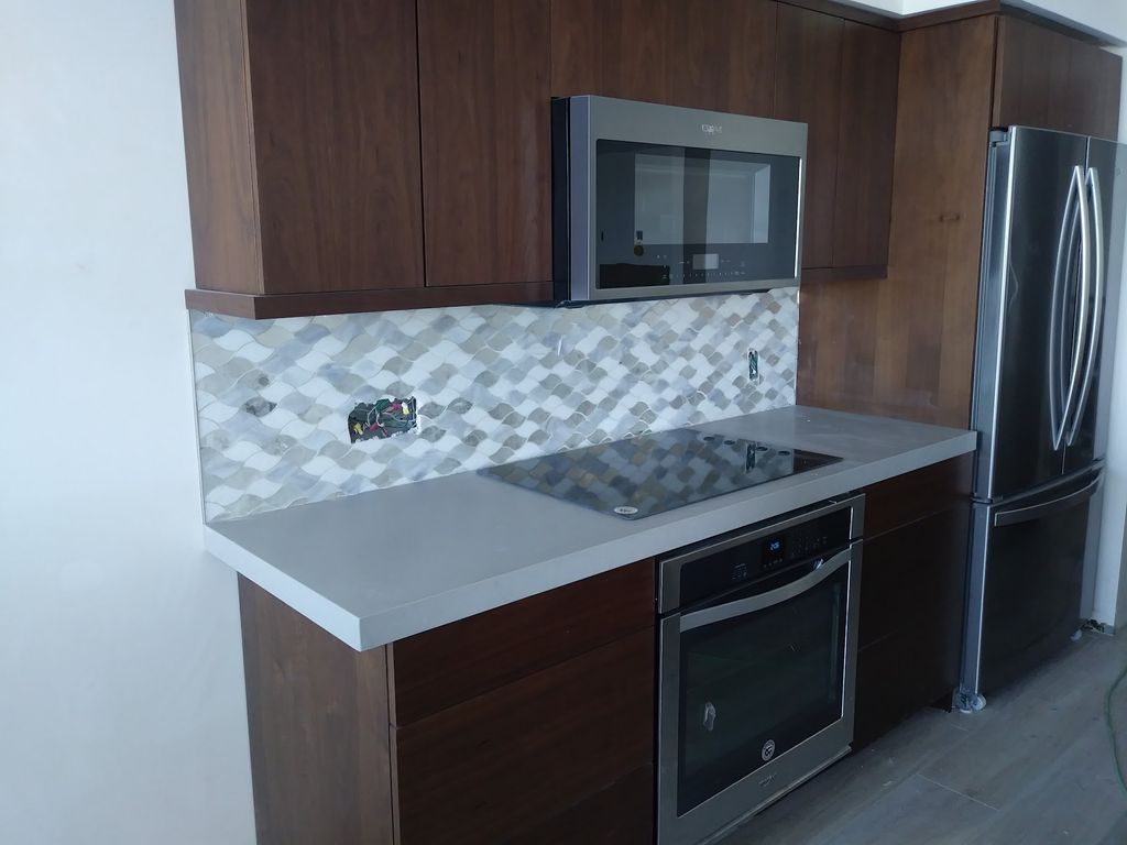 New cabinets