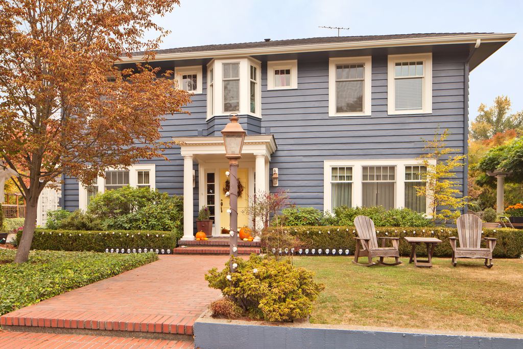 Residential exterior painting project