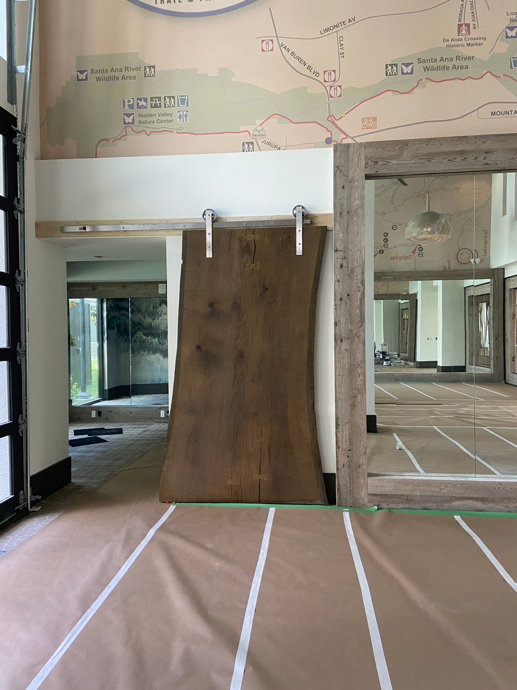 Barn door that we installed 