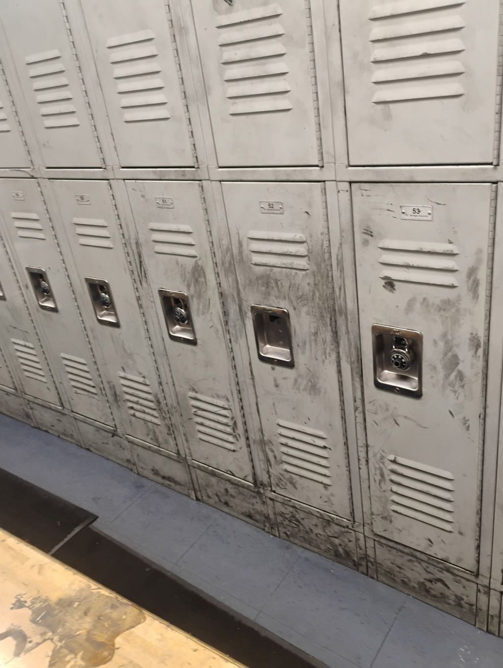 Lockers Before