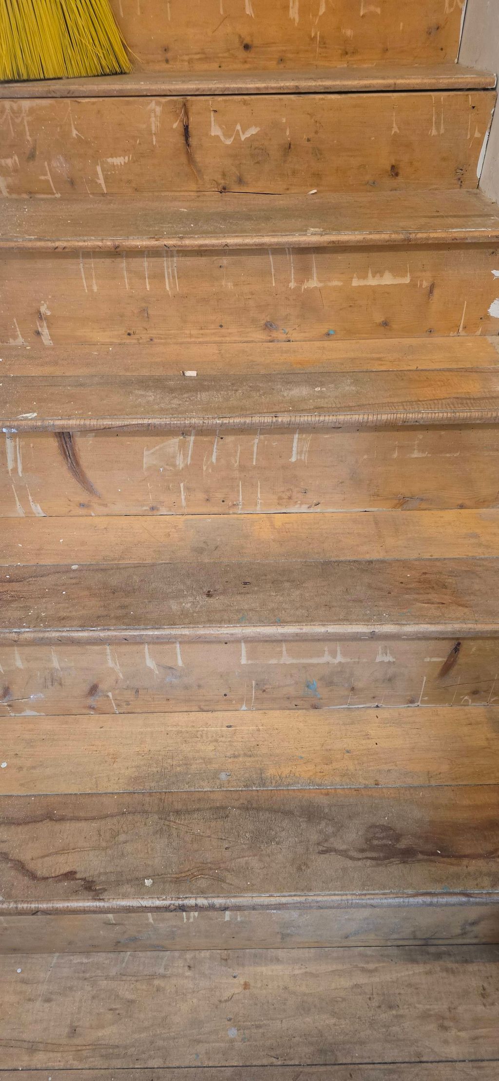 before stairs