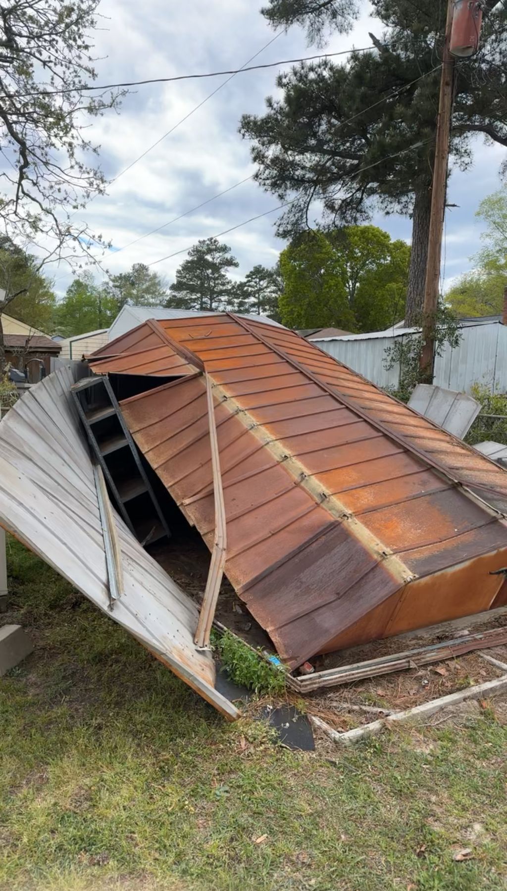 Shed demolition