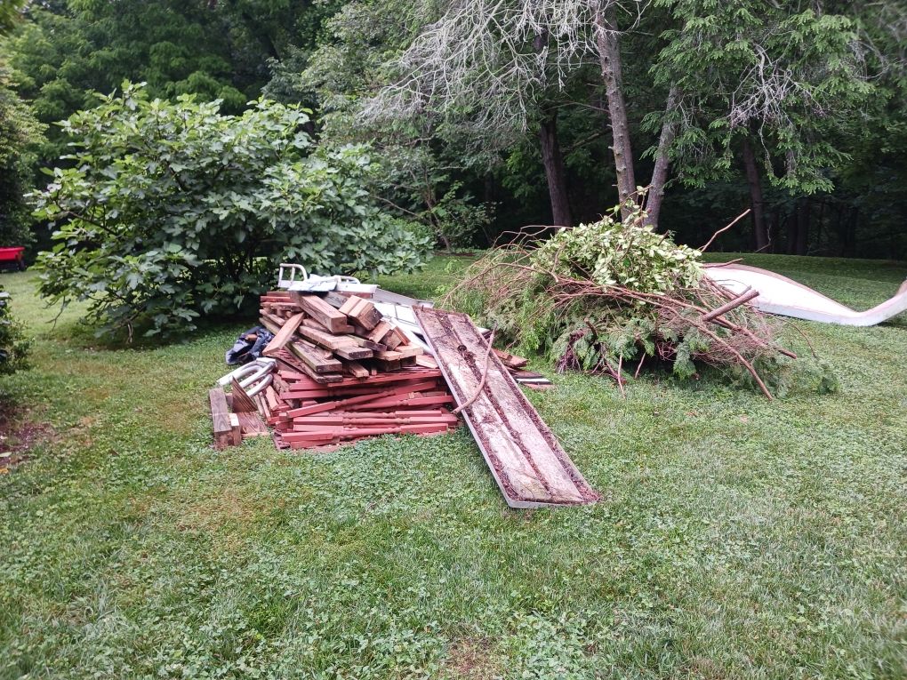 Yard debris removal