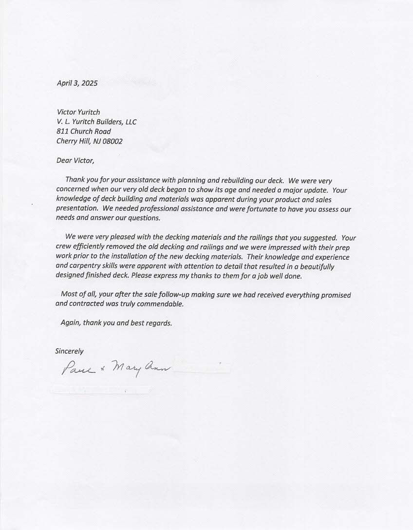 Letter of Recommendation