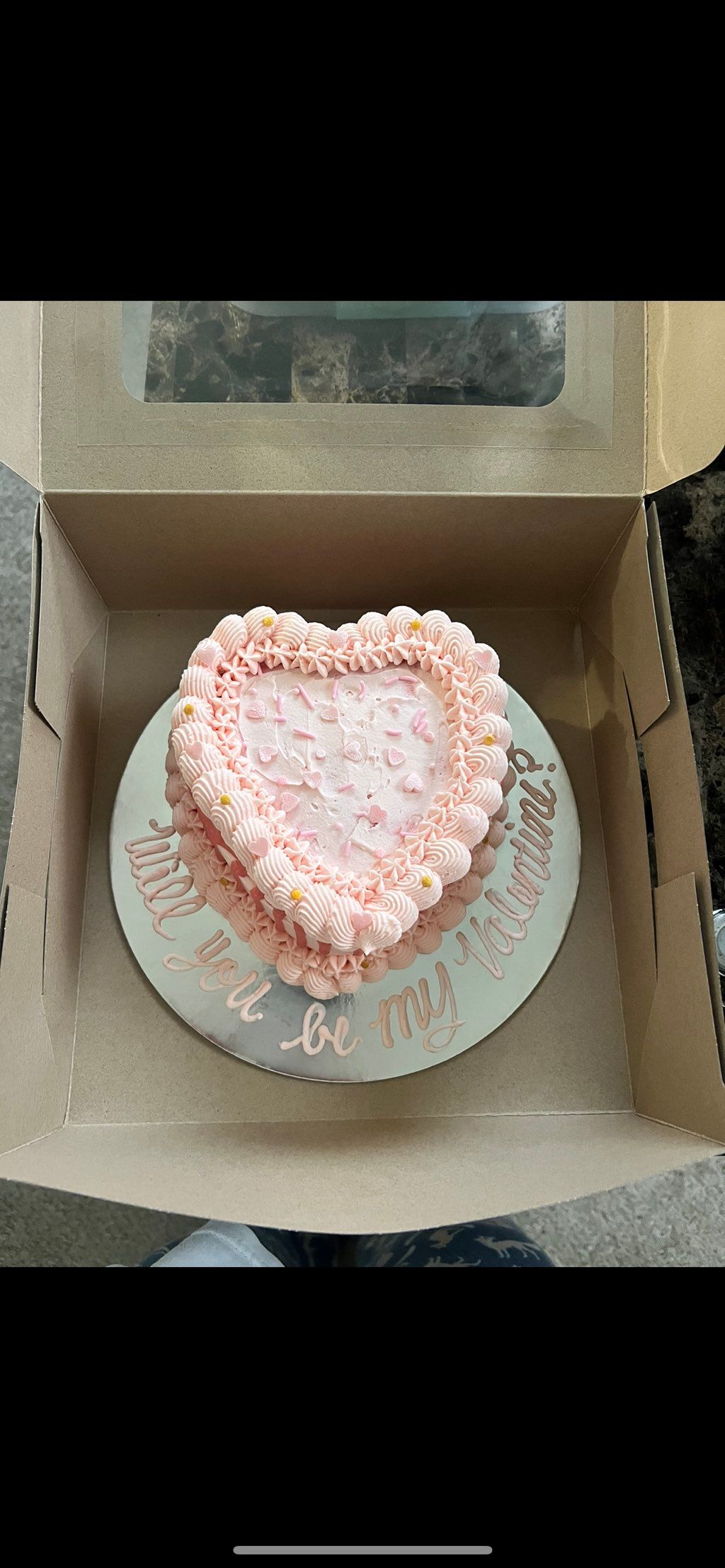 Valentine's Day Vanilla and vanilla buttercream ca