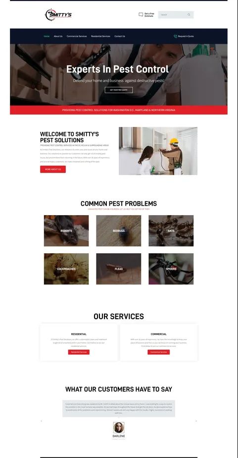 Pest Control Website