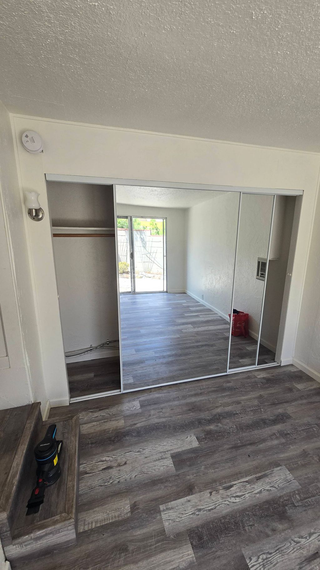 Sliding door installation after