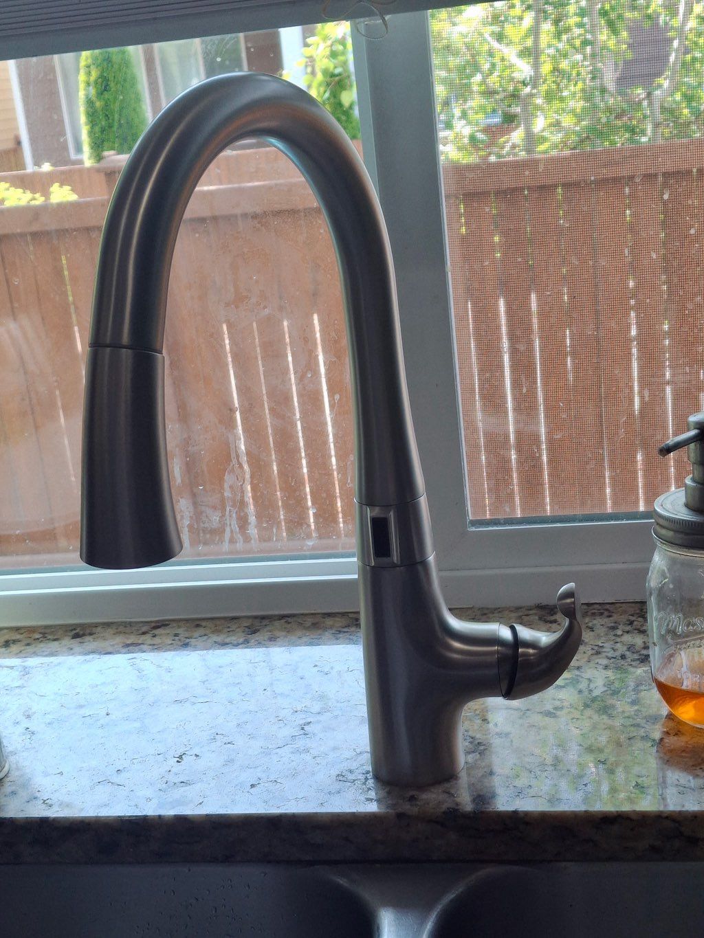 After- customer supplied motion sensor faucet 