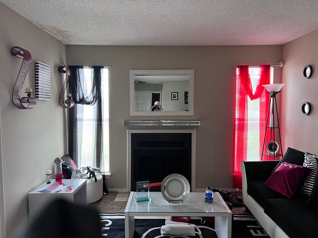 Decorated and hung all mirrors and decor. 