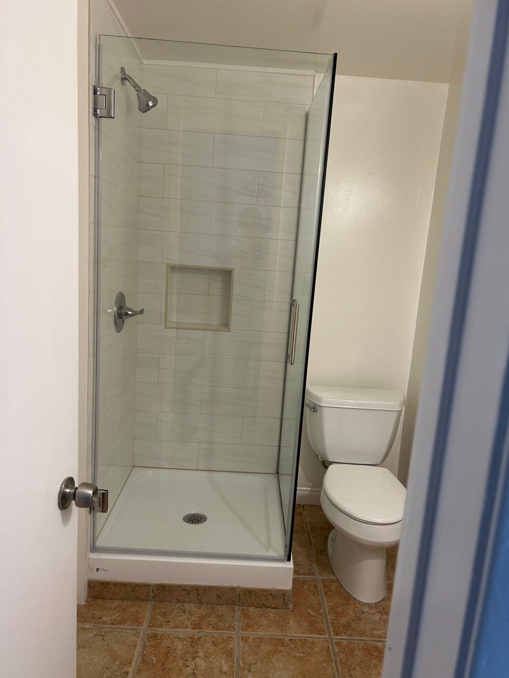 Installing new shower based 32x32 inch, new strain