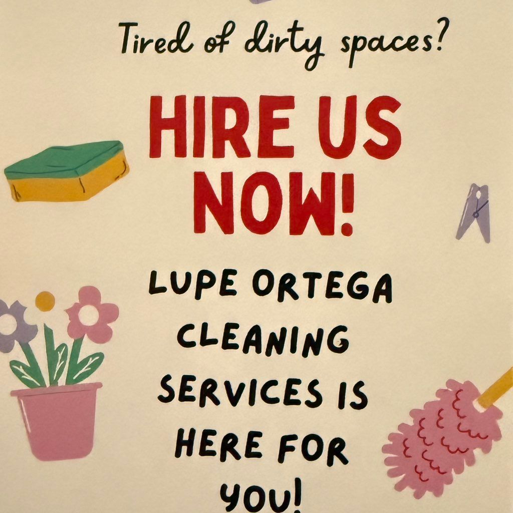 Lupe’s cleaning