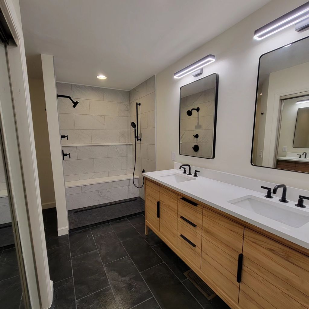 Bathroom renovation:  final product