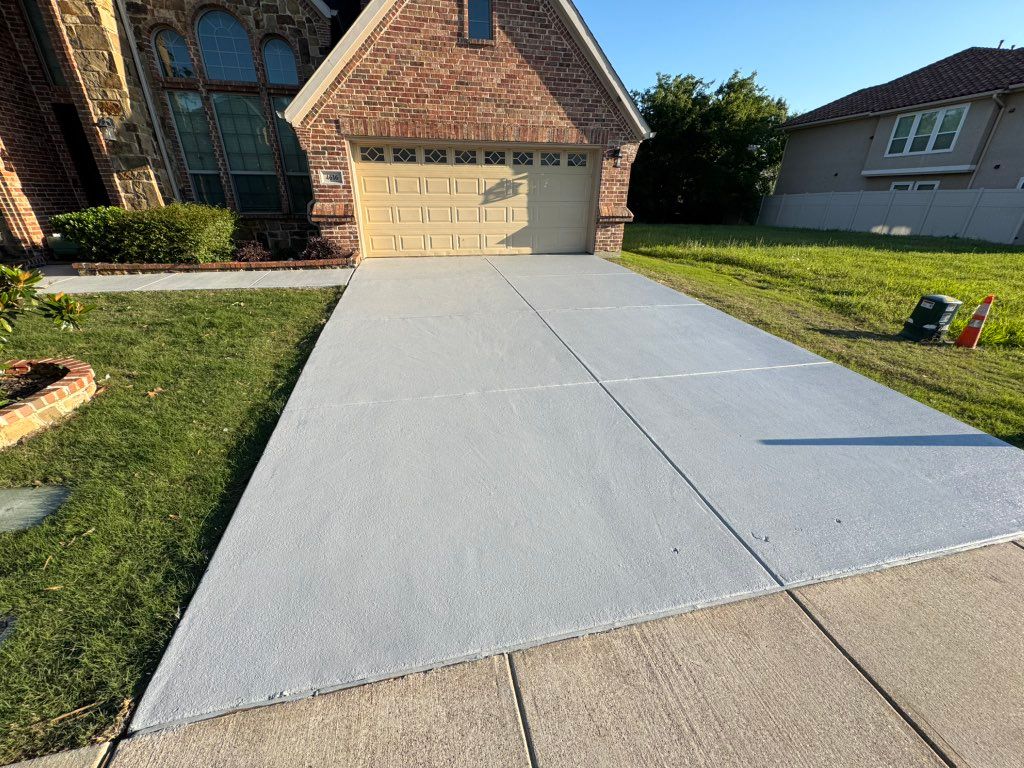 Epoxy paint with sealer 3 coats of sealer and 2 co